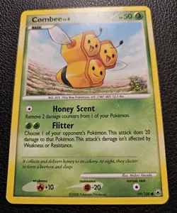 Pokemon Countdown Calendar 2008 English Snowflake Stamped Combee 59/100 MP - Image 1