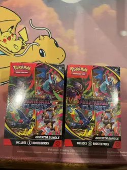 Pokemon TCG: Phantasmal Flames Sealed Booster Bundle 2x - Image 1