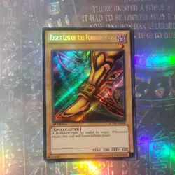 Right Leg of the Forbidden One LCYW-EN302 Secret Rare - Image 1