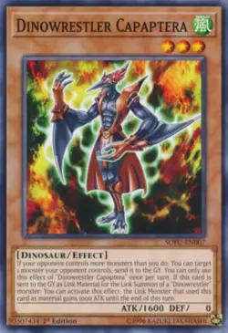 Dinowrestler Capaptera - SOFU-EN007 - Common - 1st Edition - Lightly Played - Image 1