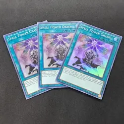 3x Spell Power Grasp DASA-EN056 1st Edition Super Rare NM Near Mint Yu-Gi-Oh! - Image 2