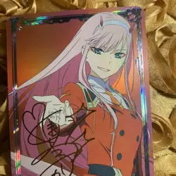 Zero Two Darling in the Franxx 002 GODDESS Anime Heroine ACG GIRL Holo Card - Image 2