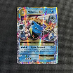 Pokemon XY Evolutions TCG M Blastoise Mega EX Holo Card 22/108 Ultra Rare mega - Image 1