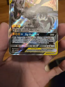 Pokemon Pikachu & Zekrom GX SM168 Promo Card Near Mint NM Condition - Image 2
