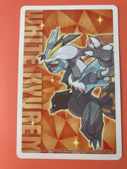 Arcanine pokemon Playing Poker Card White Kyurem Nintendo Japanese - Image 4