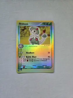 Pokemon TCG Breloom EX Reverse Holo Rare Card Ruby and Sapphire 16/109 - Image 1