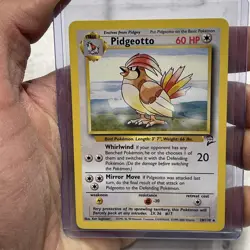 Pokemon Pidgeotto 28/130 Rare Base Set 2 Pokemon Card Vintage Vtg LP+ Nintendo - Image 1