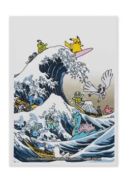 Great Wave Pikachu & Friends Card Sleeves (65 Sleeves) - Pokemon TCG - Image 1