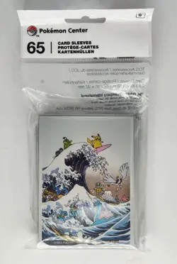 Great Wave Pikachu & Friends Card Sleeves (65 Sleeves) - Pokemon TCG - Image 2