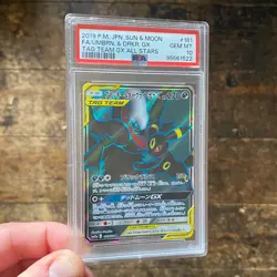 PSA 10 Umbreon Darkrai GX 181/173 GEM MINT SM12a Tag Team Japanese Pokemon Card - Image 1