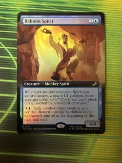 Baboon Spirit (Extended Art) #177 (NM) TLE Magic MTG - Image 1