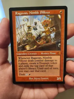 Ragavan, Nimble Pilferer (Retro Frame) Modern Horizons 2 Near Mint - Image 2