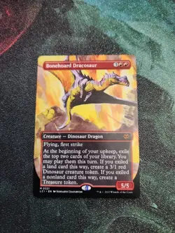 MTG Bonehoard Dracosaur (Borderless) Lost Caverns of Ixalan #0321 MYTHIC - Image 1