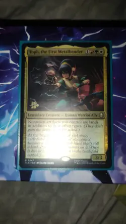 Toph The First Metalbender Pre Release Promo Near Mint English MTG - Image 1