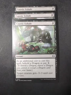 MTG - Caustic Exhale X4 - Free P+P - Image 2