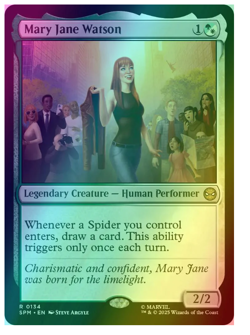 Mary Jane Watson - Foil Marvel's Spider-Man MTG - Image 1