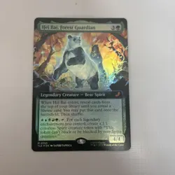 Hei Bai, Forest Guardian - Foil - Extended Art Avatar MTG - Image 1