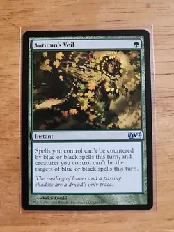 Autumn's Veil - Core Set 2012 M12 - MTG Magic - Uncommon - Green Instant - Image 1