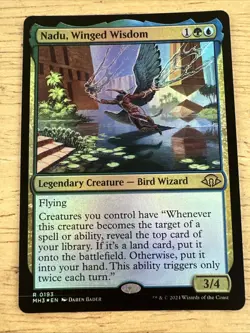 Nadu Winged Wisdom FOIL , Modern Horizons 3 , NM , MTG, FREE SHIPPING - Image 1
