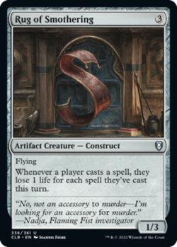 4 x Rug of Smothering - Commander Legends: Battle for Baldur's Gate - NM-Mint - - Image 1