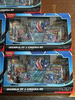 Lot of 5 Pokemon TCG Greninja ex Kingdra ex Collection Box NEW/SEALED SHIP FAST - Image 3