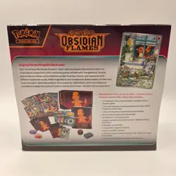 Sealed Pokemon Center TCG Scarlet & Violet Obsidian Flames Sealed ETB SV03 EL007 - Image 4