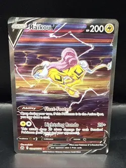 Pokemon TCG Crown Zenith Galarian Gallery Ultra Rare Raikou v GG41/GG70 - Image 1