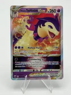 Hisuian Typhlosion VSTAR 054/189 Swsh10: Astral Radiance Holo Pokemon TCG - NM - Image 1
