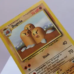 Pokemon TCG - Dugtrio 19/102 Base Set Rare WOTC 1999 - HP - Image 1
