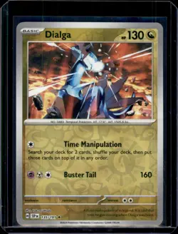 Dialga SV08: Surging Sparks Pokemon 135/191 Reverse Holo NM+ - Image 1