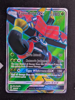 Tapu Bulu GX 130/147 Full Art Ultra Rare Pokemon 2017 Burning Shadows - Image 1