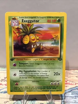 1st Edition Exeggutor 35/64 Jungle Set 1999 Pokemon TCG Non-holo - Image 1