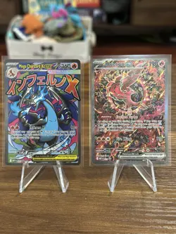 Phantasmal Flames UPC Mega Charizard X EX 023 & Oricorio EX 024 Promo Pokemon🔥 - Image 1