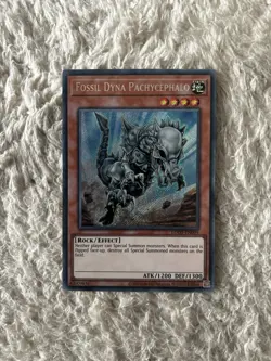 Yugioh Fossil Dyna Pachycephalo LODT-EN099 Secret Rare NM - Image 1