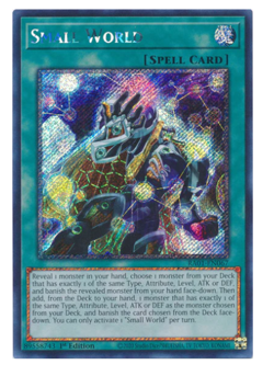 Small World RA01-EN067 Secret Rare 1st Edition NM Yugioh - Image 1