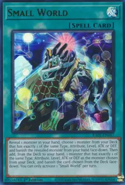 Small World RA01-EN067 Ultra Rare 1st Edition NM Yugioh - Image 1