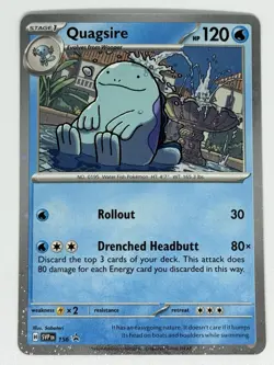 Quagsire Holo SVP 156 Black Star Promo Pokemon Card NM - Image 1