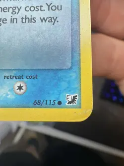 Poliwhirl 68/115 Unseen Forces Reverse Holo Stamped Pokemon Card Damaged Crease - Image 3