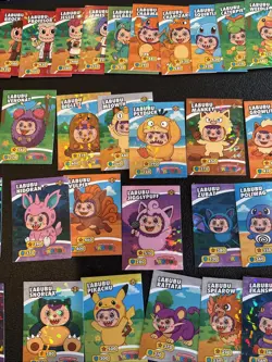 Pokemon Labubu Cards Trading Game Set Cards 36 - Image 3