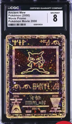 CGC 8 Ancient Mew MOVIE 2000 HOLO Black Star Promo Card 089 Nm Mint Low Pop 84 - Image 3