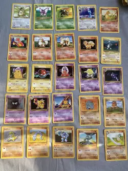 Vintage Pokemon WOTC Base 2 Collection 1999 88 cards , Rares , uncommon/common - Image 1