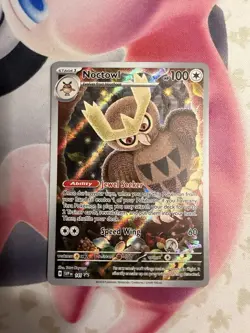 Noctowl 141 Sv: Scarlet & Violet Promo Card Illustration Rare NM - Image 1