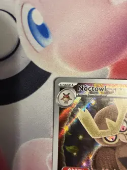 Noctowl 141 Sv: Scarlet & Violet Promo Card Illustration Rare NM - Image 2