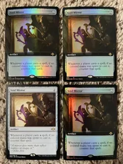 MTG- Void Mirror x4 - MH2 (3x Borderless FOIL) - Image 1