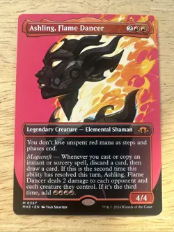 Ashling, Flame Dancer (Borderless) Modern Horizons 3 Regular NM - Image 1
