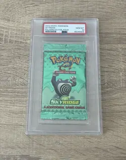 PSA10 Pokemon Skyridge Booster Pack | E-Series | WOTC | Poliwrath - Image 1