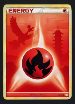 Fire Energy 116/123 HeartGold SoulSilver Pokemon TCG - Image 1