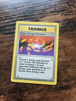 Pokemon TCG Super Energy Removal Base Set 79/102 Regular Unlimited Rare - Image 1