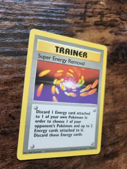 Pokemon TCG Super Energy Removal Base Set 79/102 Regular Unlimited Rare - Image 2