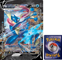 Pokemon XXL Jumbo Karte Quajutsu V-union SWSH155-158 Promo - Deutsch - Image 1